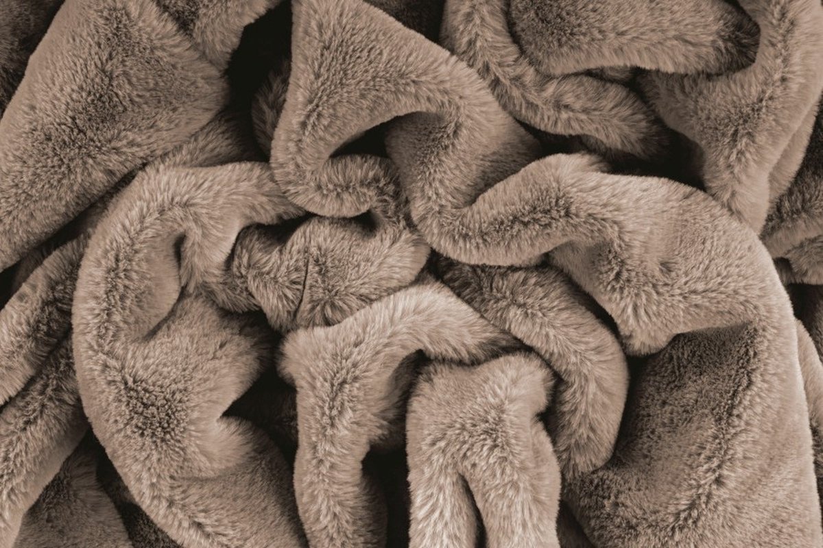 Lalee Heaven 150 x 200 cm Deken Licht Taupe