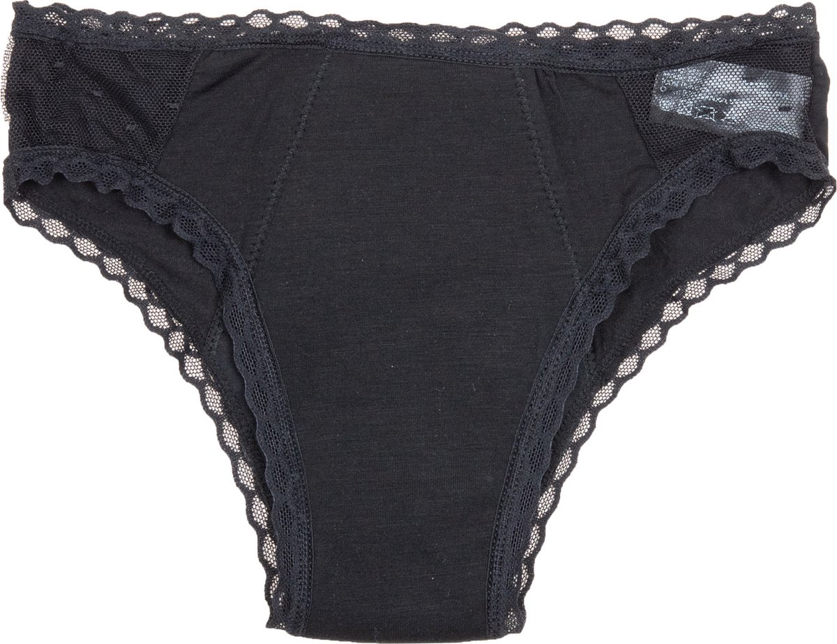 Cheeky Pants Feeling Fancy - Menstruatieondergoed Maat 32-34 - Low Rise - Zero Waste - Absorptievermogen - Pretty