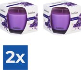 Geurglas 95/95 true scents lavender - Voordeelverpakking 2 stuks