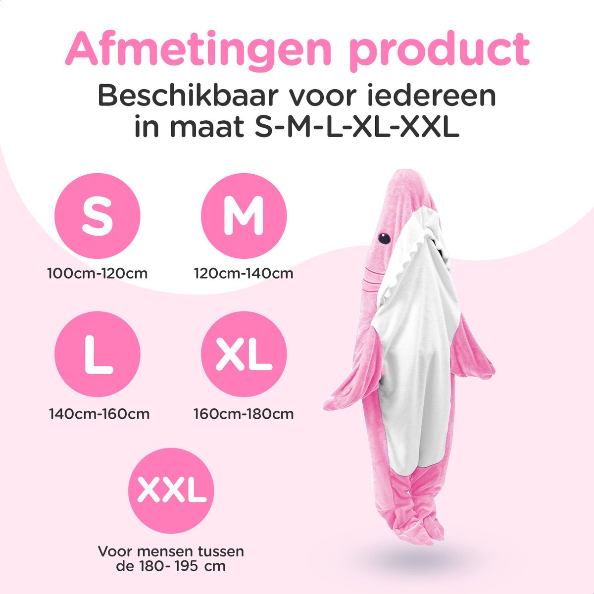 Shark deken hoodie voor volwassenen, haaien deken, draagbare