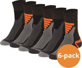 Xtreme Sockswear Wandelsokken - 6 paar wandel sokken - Multi Green - Maat 35/38