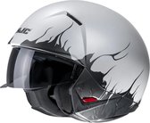 Hjc I20 Scraw White Black Mc10Sf Open Face Helmets S - Maat S - Helm