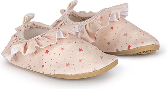 Konges Sløjd Frill Zwemschoenen / Turnpantoffel - Etoile pink sparkle - Zwemslof - Waterschoen - Anti-slip - Maat 22/23