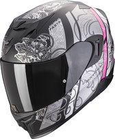Scorpion Exo 520 Evo Air Fasta Matt Black-Silver-Pink XS - Maat XS - Helm