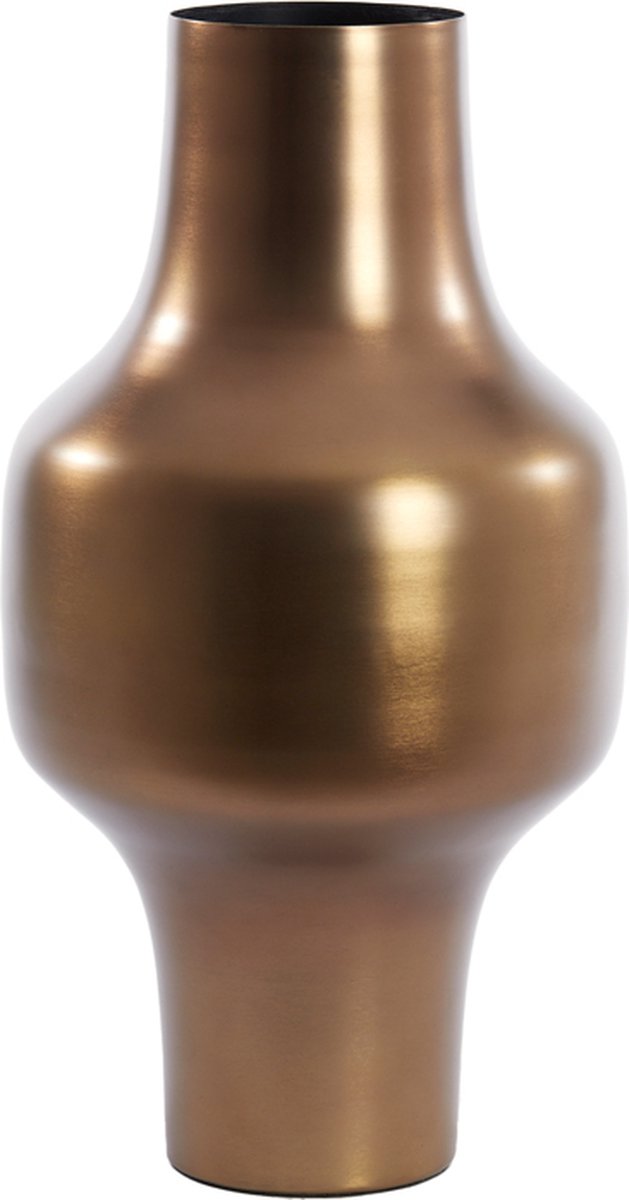 Light&living Vaas deco Ø27x49 cm SINDO glanzend bruin brons