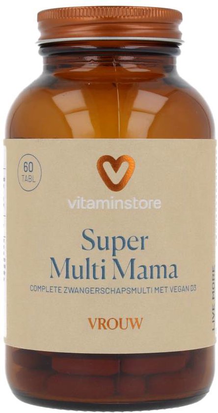 Foto: Vitaminstore super multi mama zwanger multivitamine 60 tabletten