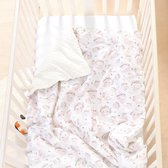 Baby- en kinderdeken van zacht Oeko-Tex-katoen – 75 x 100 cm babydeken voor kinderen in 10 kleuren – knuffeldeken cadeau voor meisjes of jongens Omkeerbaar, zacht en ademend