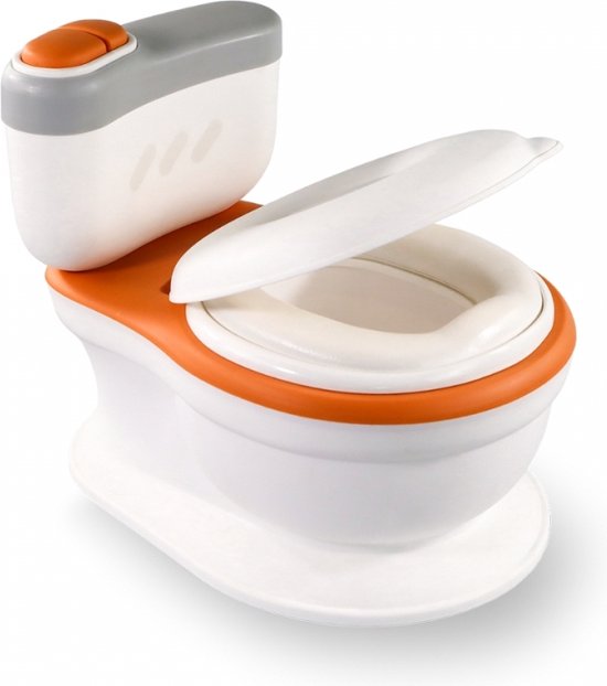 Pot Bébé Apprentissage ToiKid Mobiclinic - Avec Sons De Chasse D'eau, Compartiment Papier, 1-3 Ans