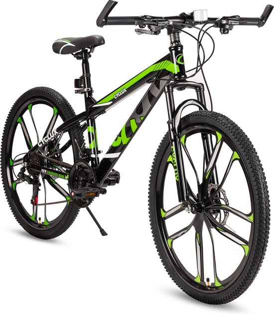Cyclux Jongensfiets Mtb 26 Inch 21 Speed Shimano Groen bol
