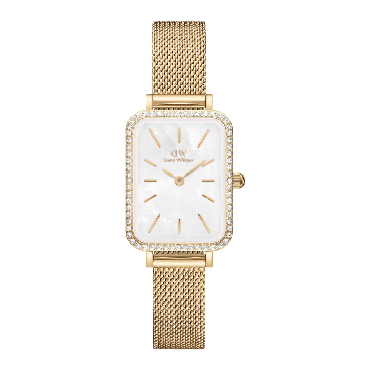 Daniel Wellington Petite Quadro Gold DW00100668 - Dameshorloge