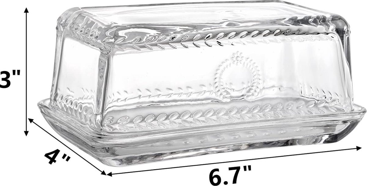 Le beurrier en verre transparent, Citta Design