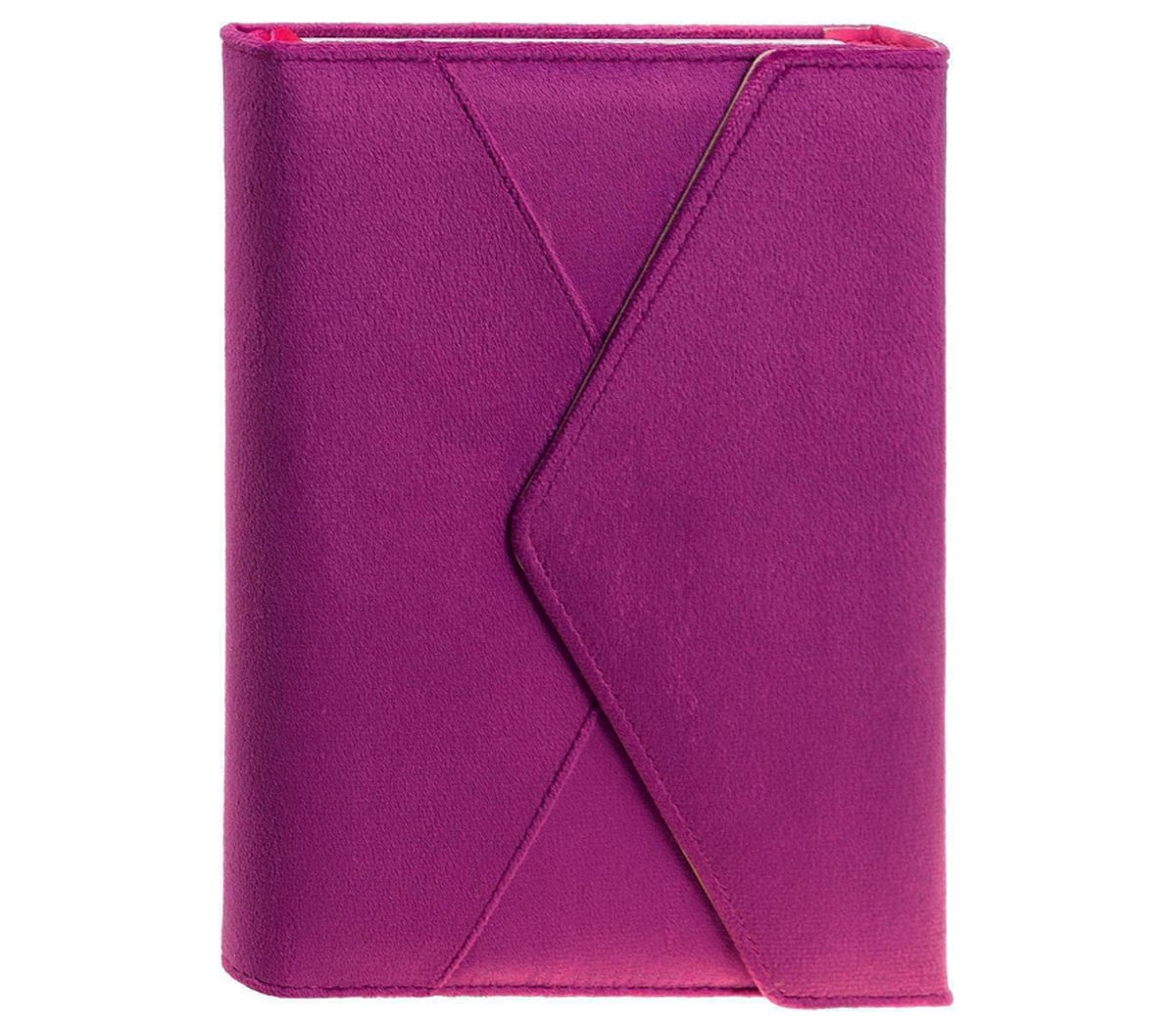Eccolo Lined Journal Notebook, Velvet Hardcover, 256 Ruled Pages of Acid-Free Ivory Color Paper, Magnetic Flap Closure, 3 Bookmarks (Purple, 20.32 x 15.24 x 1.27 cm) Unknown Binding