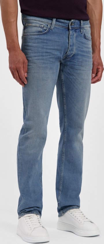 Purewhite - Heren Regular fit Denim Jeans - Denim Dark Blue - Maat 30