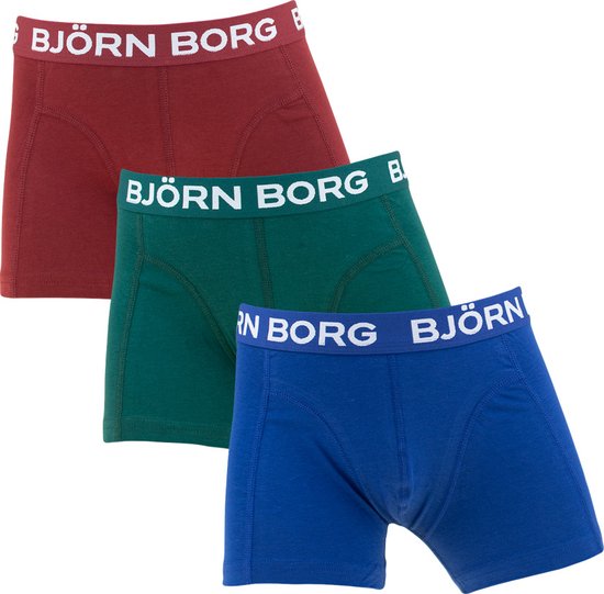 Björn Borg jongens cotton stretch 3P boxers basic multi - 146/152