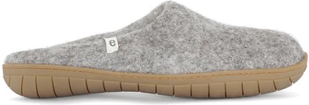 Egos Copenhagen | Heren | Pantoffels | Slipper Natural Grey Rubber sole | Maat 43