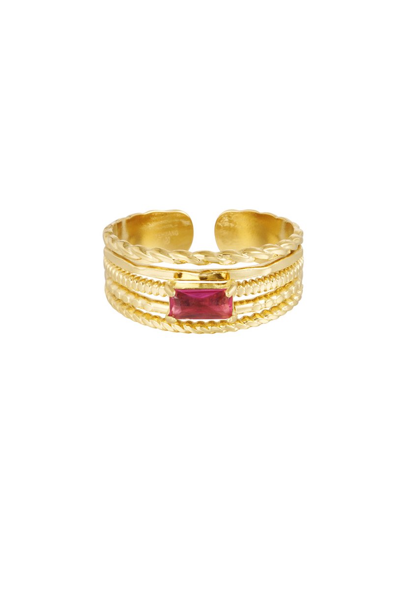 Dames ring met laagjes