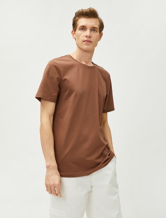 T-shirt Basis à manches standard Koton pour hommes