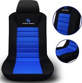 Universele Autostoelhoes voor 2 stoelen, Zwart-Blauw
