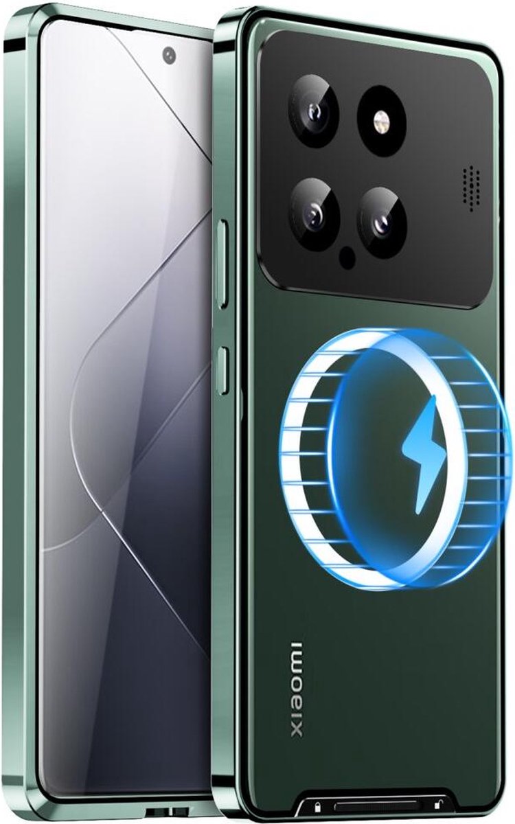 Xiaomi 14 Aroma Design Hoesje met MagSafe Schokbestendig Groen