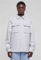 Urban Classics - Plain Overshirt Overhemd - L - Grijs