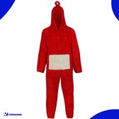 Déguisements - Onesie - Costume - Rouge - Hommes - L - 171 - 185 cm - Habillé en Teletubbies Po