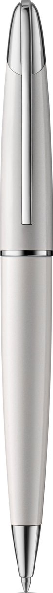 Colibri Equinox Balpen - Luxe Pen - Medium Penpunt - met Geschenkdoos - Metaal - Wit