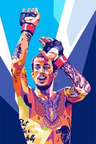Sean O Malley Poster | Sugar O Malley | UFC | MMA Poster | 51x71cm | Wanddecoratie | Muurposter | Pop Kunst | Sport Poster | Geschikt om in te lijsten