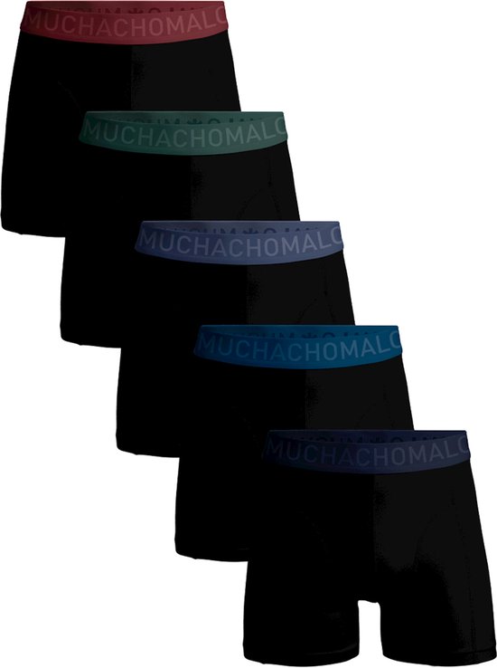 Boxers Muchachomalo - boxers homme longueur normale (pack de 5) - Light Cotton Solid - Taille : L