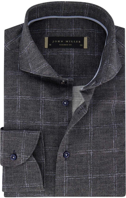 John Miller business overhemd grijs