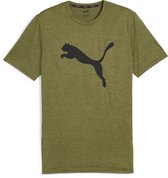PUMA Train Fav Heather Cat Tee Chemise de sport pour hommes - Olive Green Heather