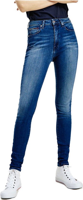 Tommy Jeans Sylvia Jeans Super Skinny Taille Haute Blauw 34 / 30 Femme