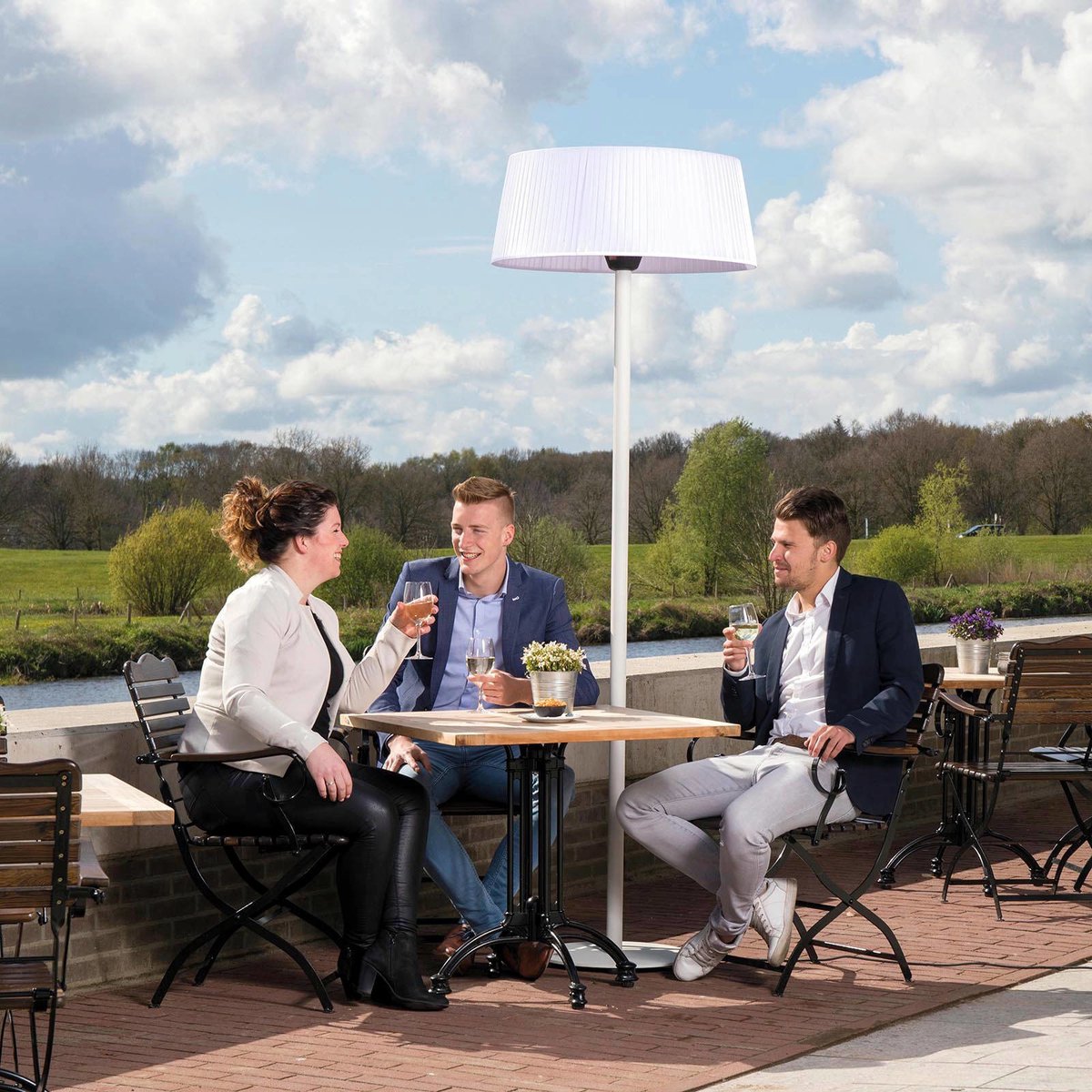 Sunred Artix Bright 2100 W - Freestanding patio heater - White