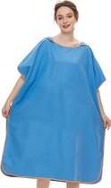 Livano Surf Poncho - Serviette à langer - Adultes - Femme & Homme - Doux - Poncho - Blauw