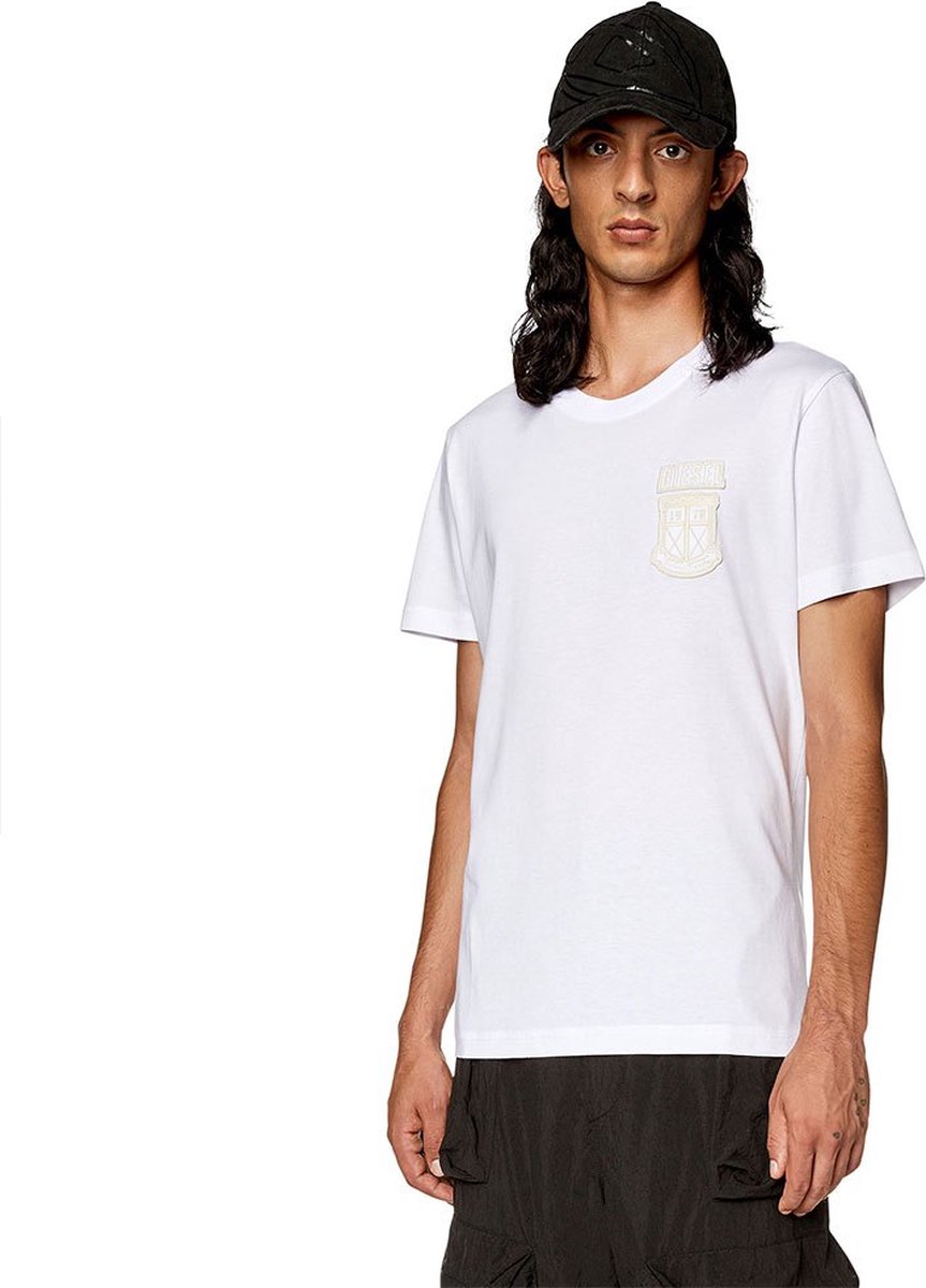Diesel Diegor K67 T-shirt Met Korte Mouwen Man Wit