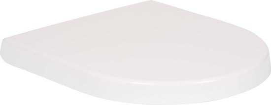 Duravit WC-bril Starck 3, toiletdeksel van Urea-duroplast, wc-deksel met roestvrijstalen scharnieren, wit