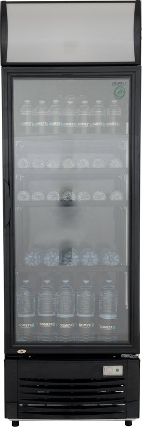 Exquisit ELDC300.3XLB - Horeca Display Koeler - Zwart - 300 Liter