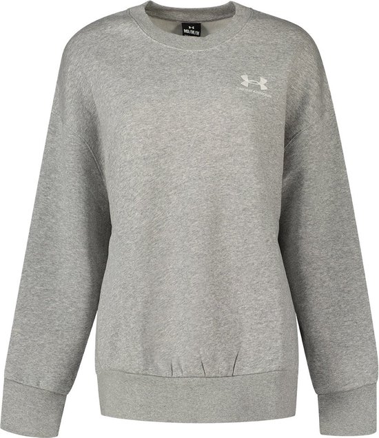 Under Armour Essential Fleece Os Crew Sweatshirt Grijs M Vrouw