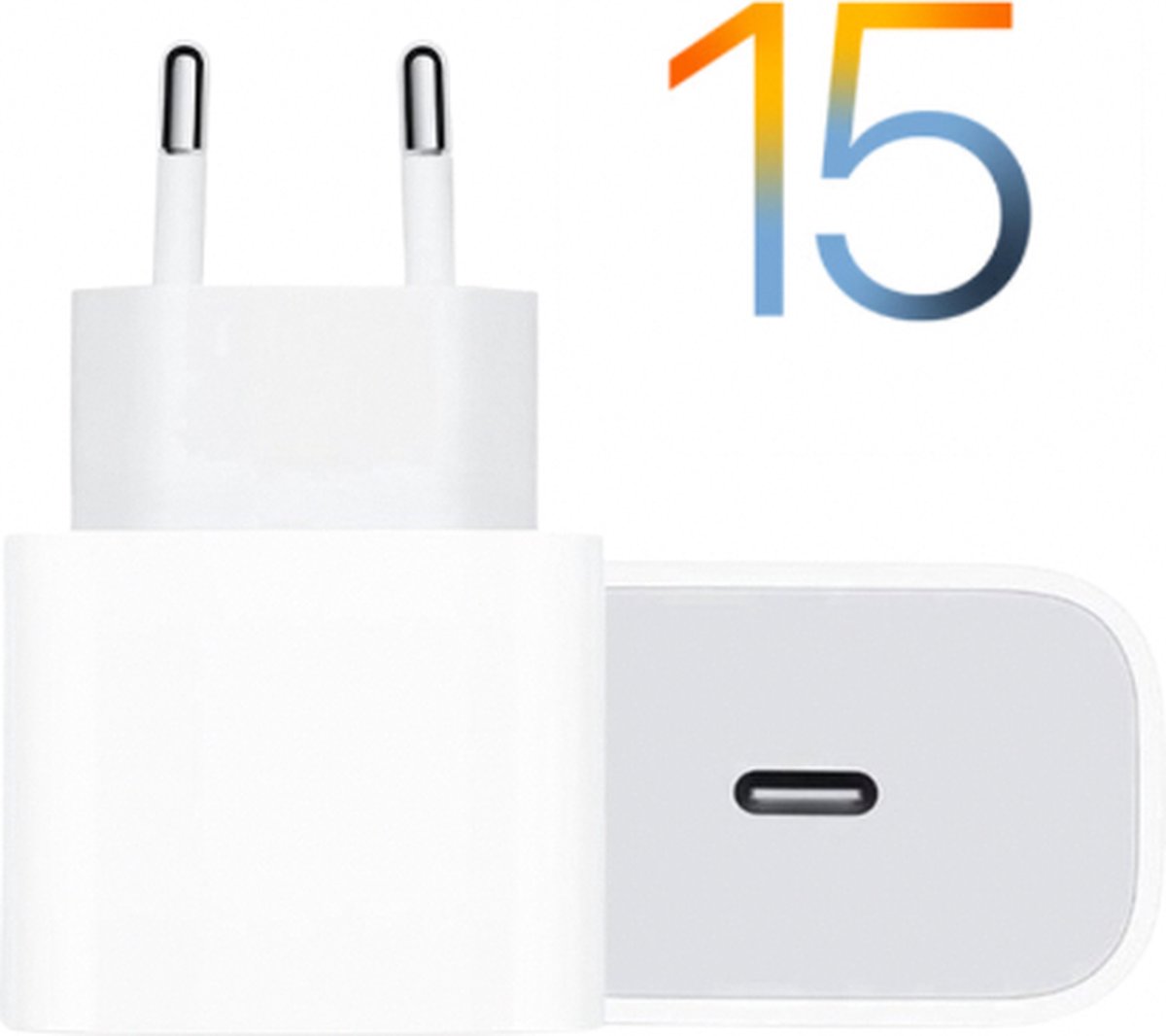 INFY 20W USB-C Adapter - Oplader met USB Type-C Aansluiting - Snel Opladen - Universele Lader geschikt voor alle USB-C apparaten