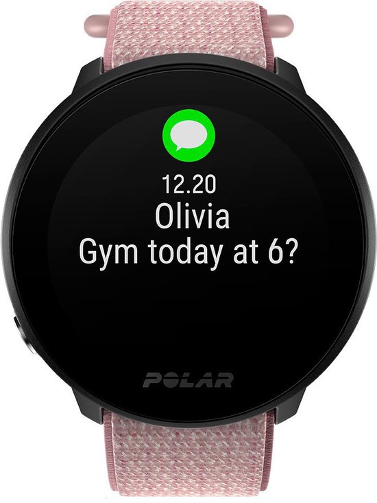 Polar Unite Fitnesshorloge en -tracker -  Zwart - Hook&Loop - M-L