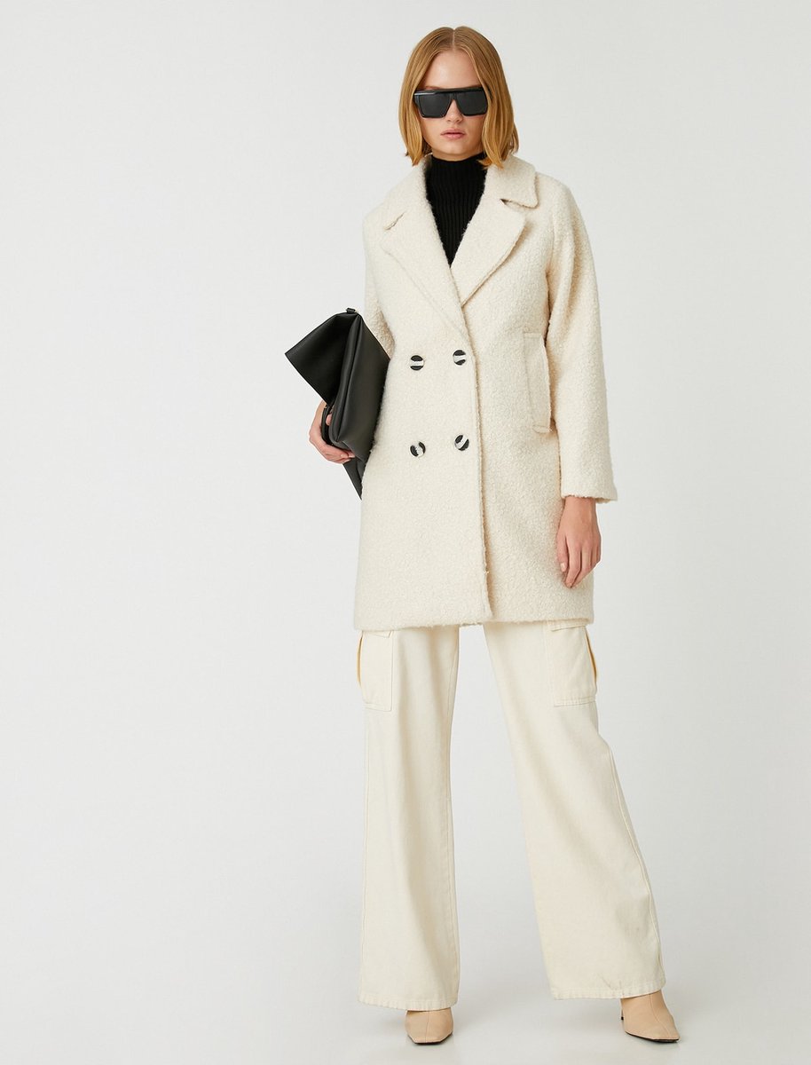Winterjassen voor vrouwen vintage revers dubbele rij knopen wollen jas Winterjassen voor vrouwen vintage revers dubbele rij knopen wollen jas