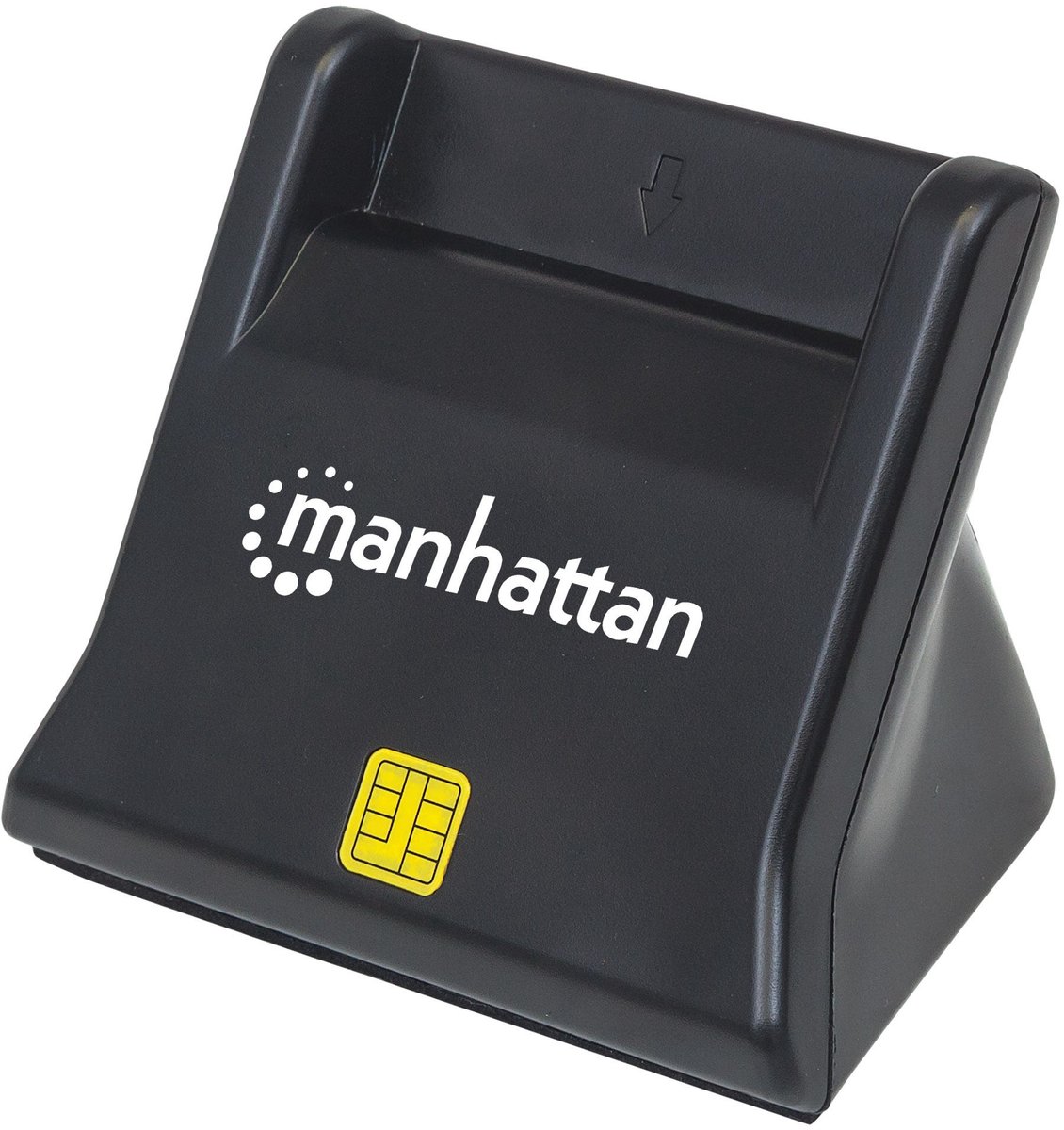 Manhattan 102025 USB 2.0 Zwart smart card reader
