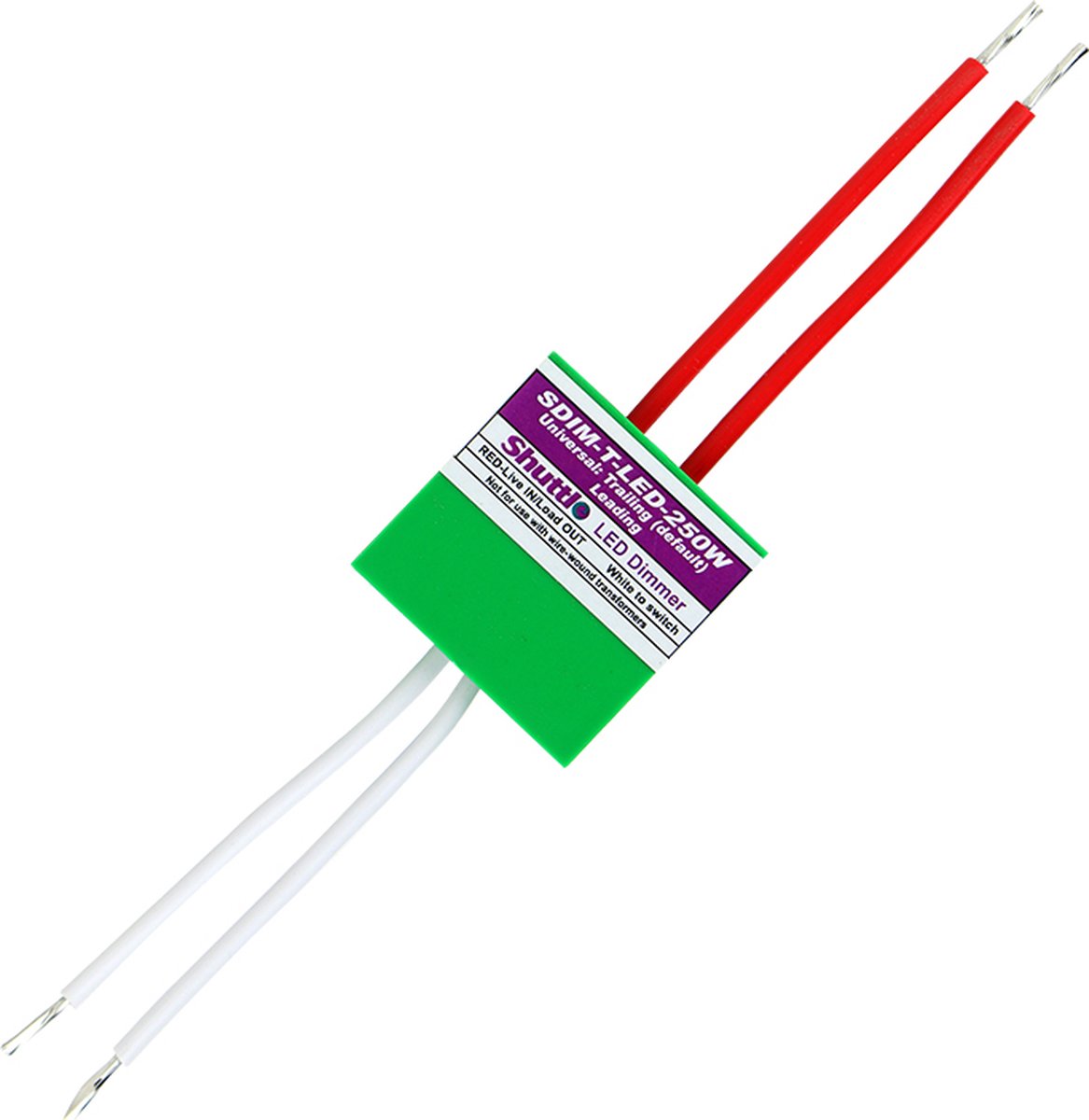 Shuttle dimmer LED/halogeen universeel 250W