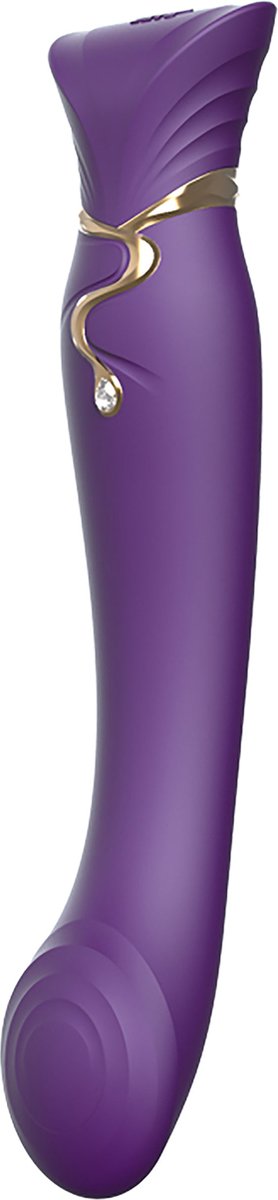 Goedkoopste ZALO Queen PulseWave vibrator - Amethyst Paars