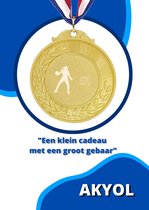 Akyol - handbal medaille goudkleuring - Handbal - familie vrienden handbal spelers - cadeau