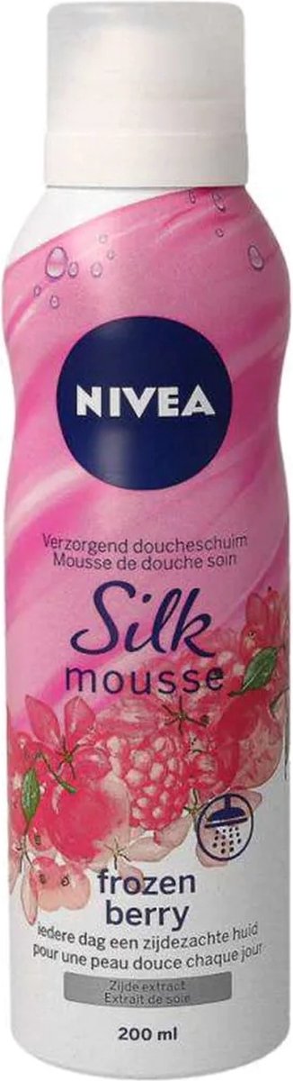 Goedkoopste NIVEA Silk Mousse Frozen Berry - 200 ml