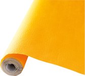 Givi Italia Tafelkleed op rol - 2x - papier - geel - rechthoekig - 120cm x 5m - Feest/bruiloft tafelkleden