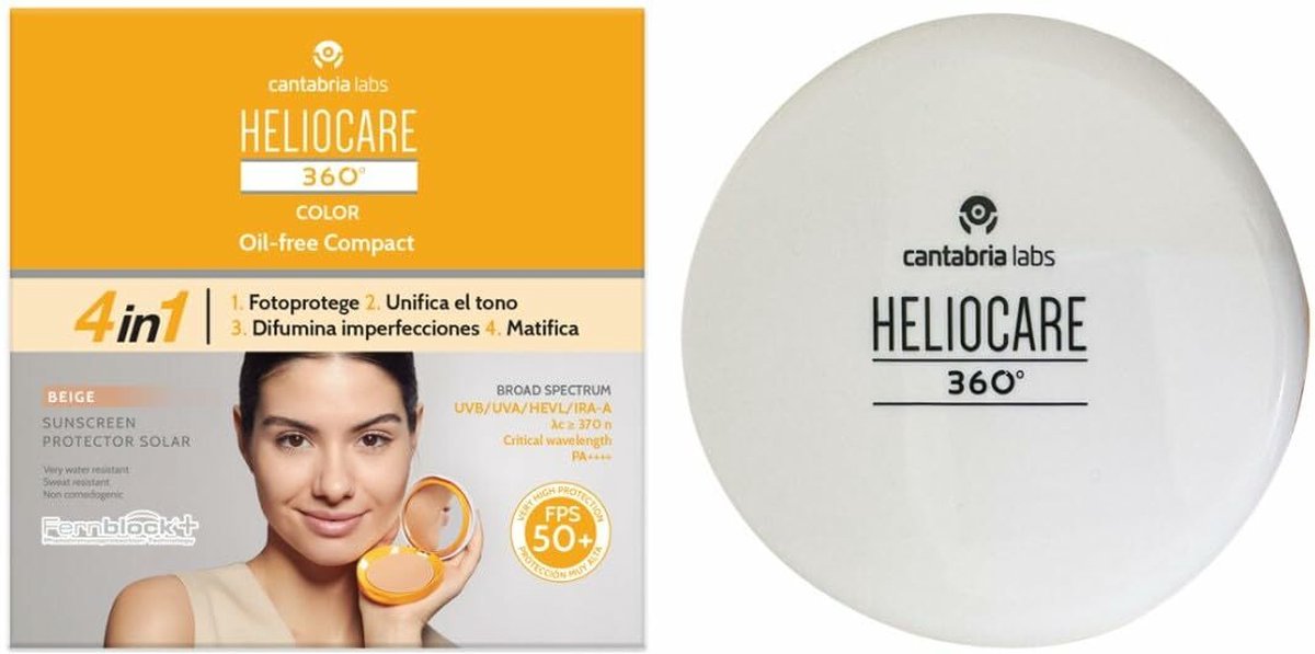 Zonnebrandcrème met Kleur Heliocare HELIOCARE 360º Beige Spf 50 10 g