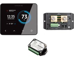 SIMARINE PICO Accumonitor Standaard Set Zwart Standalone