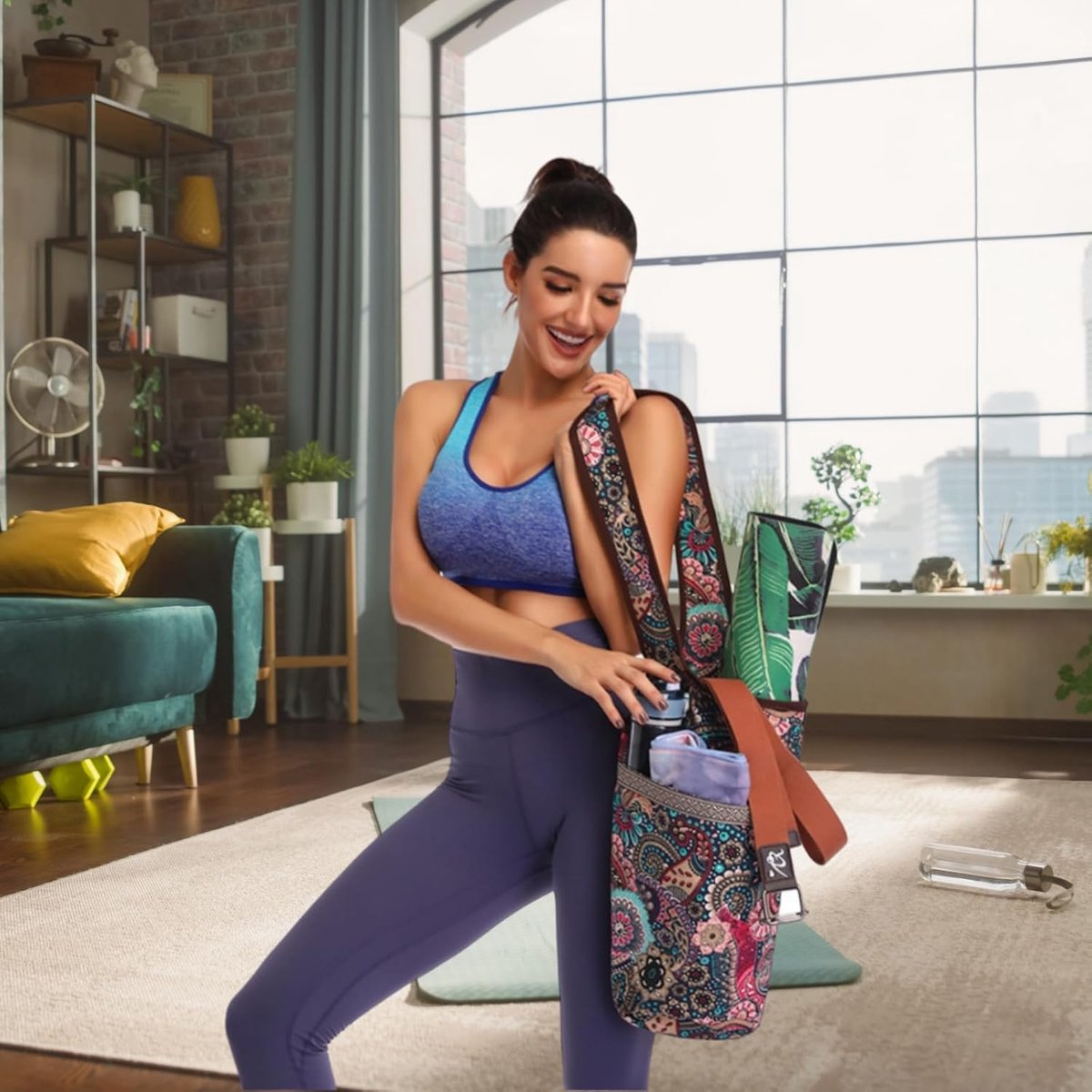 KIMISS sac de transport pour tapis de yoga Sac de tapis de yoga en