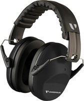 Gehoorbescherming voor Volwassenen - Oorbescherming Concentratie - Gehoorbeschermers Schietsport - 26dB - 12+ jaar - Zwart - V-Slick